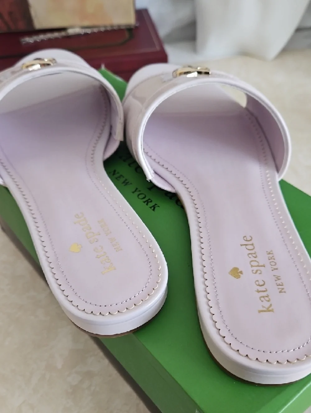 kate spade Kendra Slide Mules Shoes, Size 8.5B NWT.
